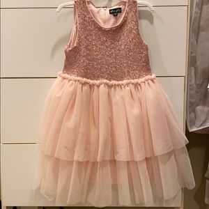 Girls pink tutu dress